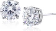 JARDIN 8mm Cubic Zirconia Stud Earrings