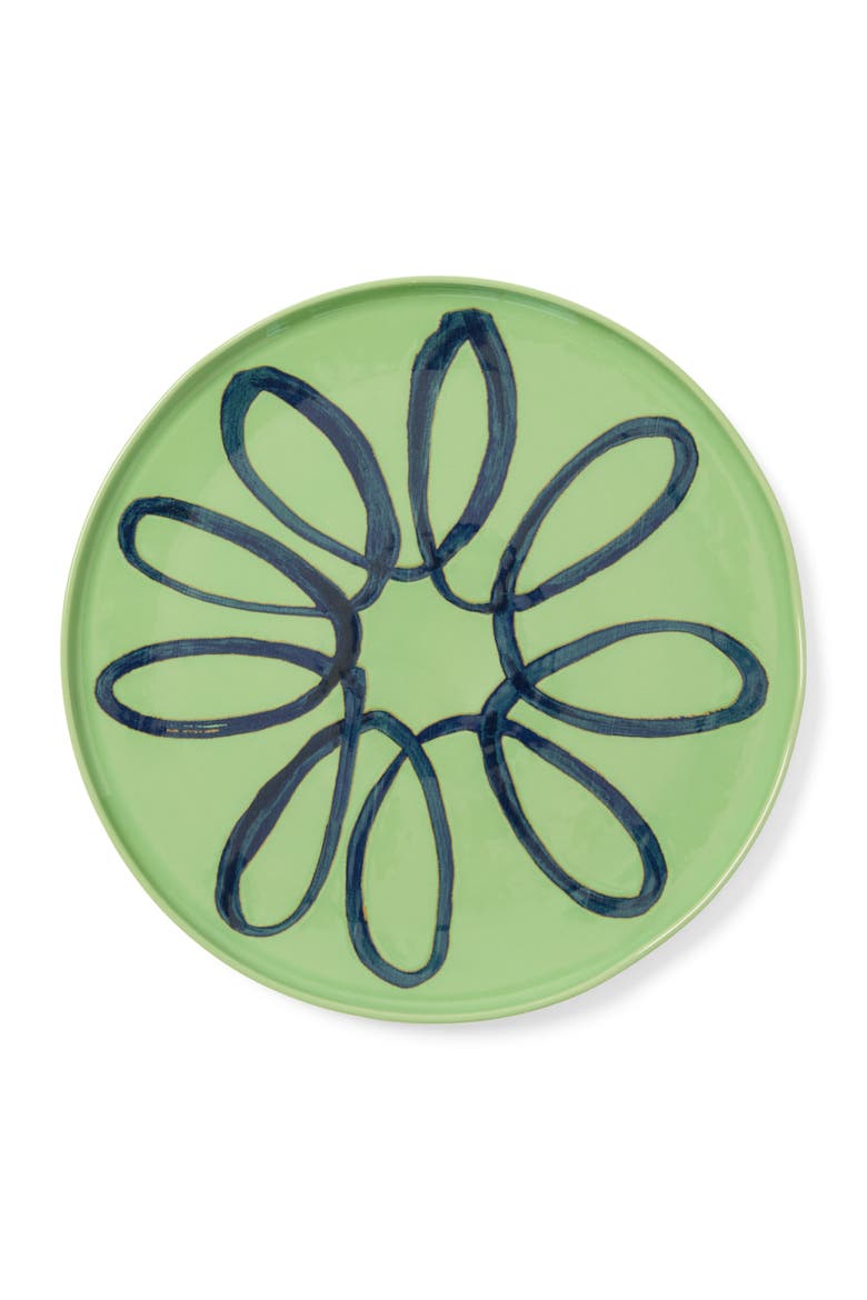 Amalfi Service Charger Plate, Main, color, Green 12.6"