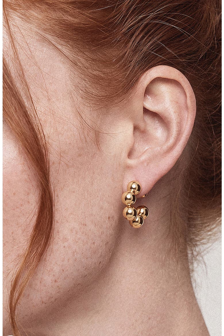 Pack of 3 Assorted Hoop Earrings Set, Alternate, color, GOLD