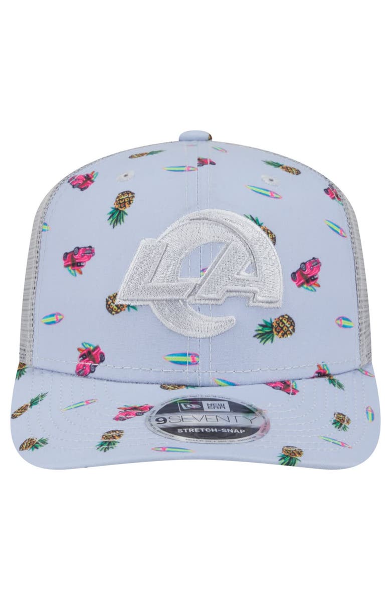 New Era Men's New Era Light Blue Los Angeles Rams Adventure Surfboard 9SEVENTY Adjustable Hat, Alternate, color, Light Blue