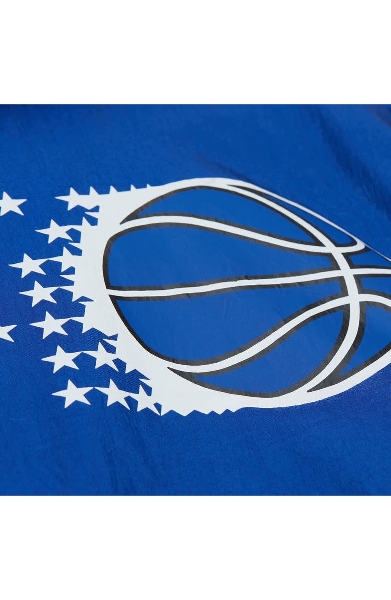 Mitchell & Ness Men's Mitchell & Ness Blue Orlando Magic Playmaker Full-Zip Hooded Windbreaker Jacket, Alternate, color, Blue