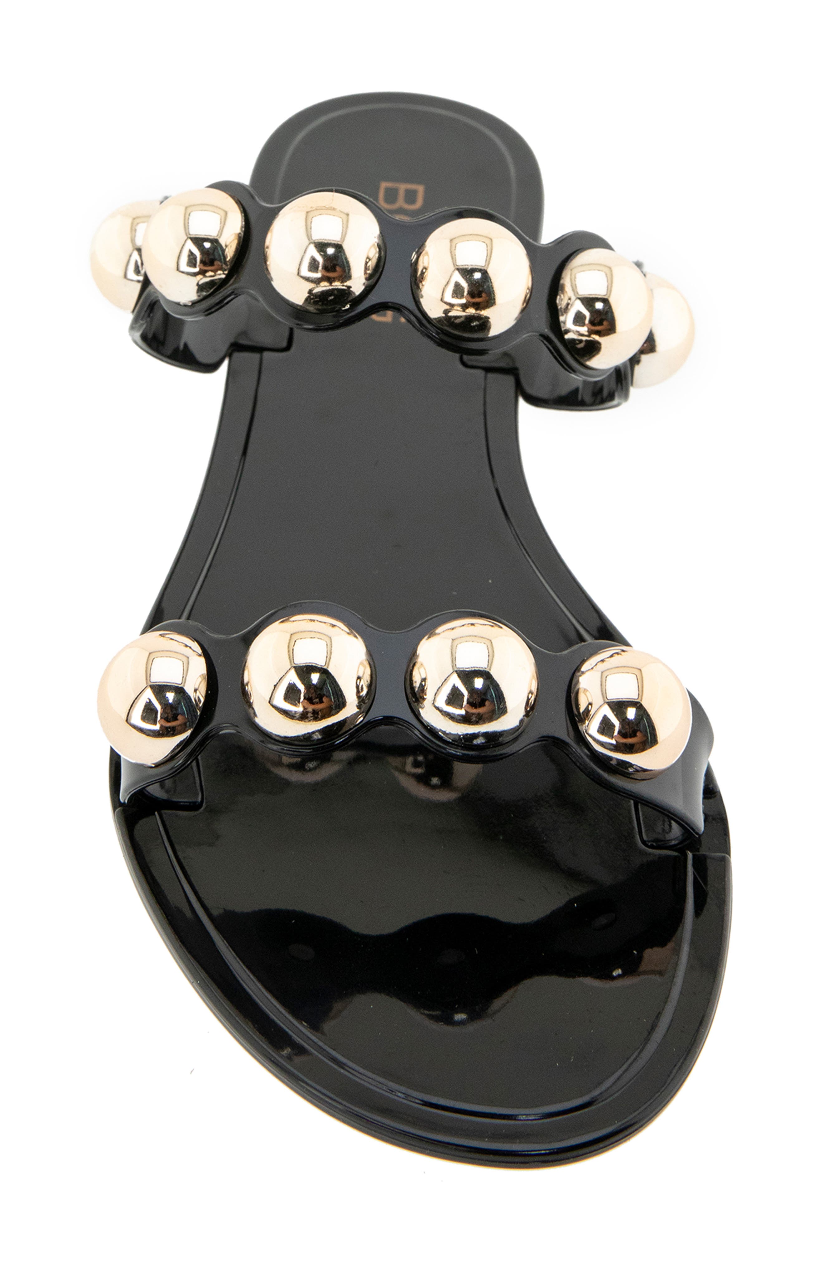 BCBGeneration Nicola Jelly Slide Sandal, Alternate, color, Black