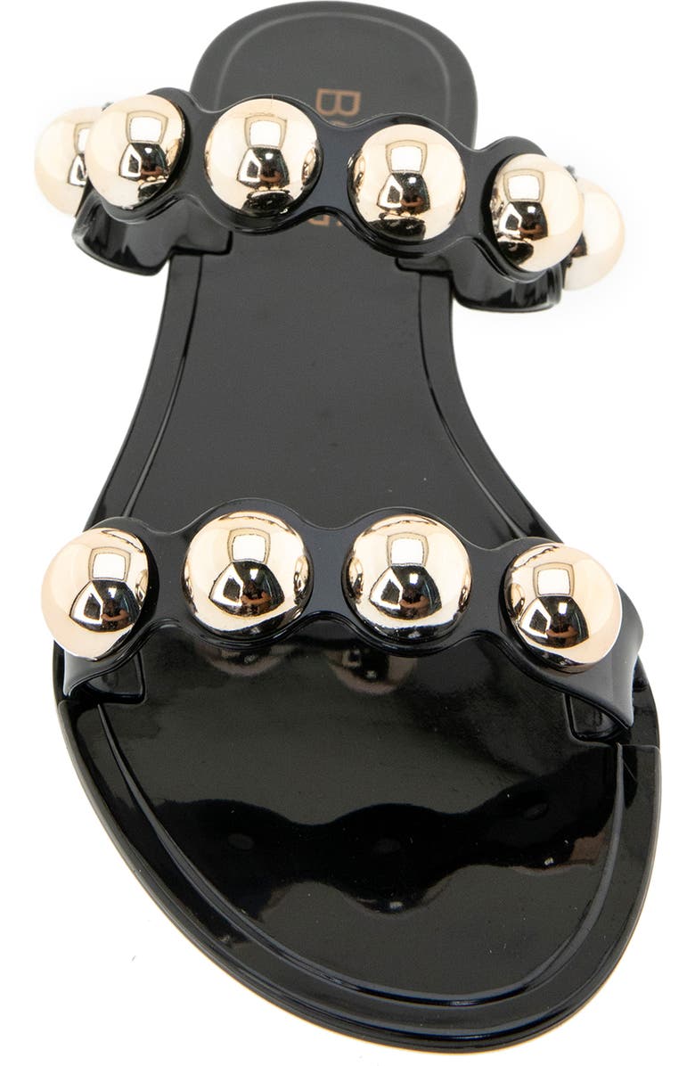 BCBGeneration Nicola Jelly Slide Sandal, Alternate, color, Black