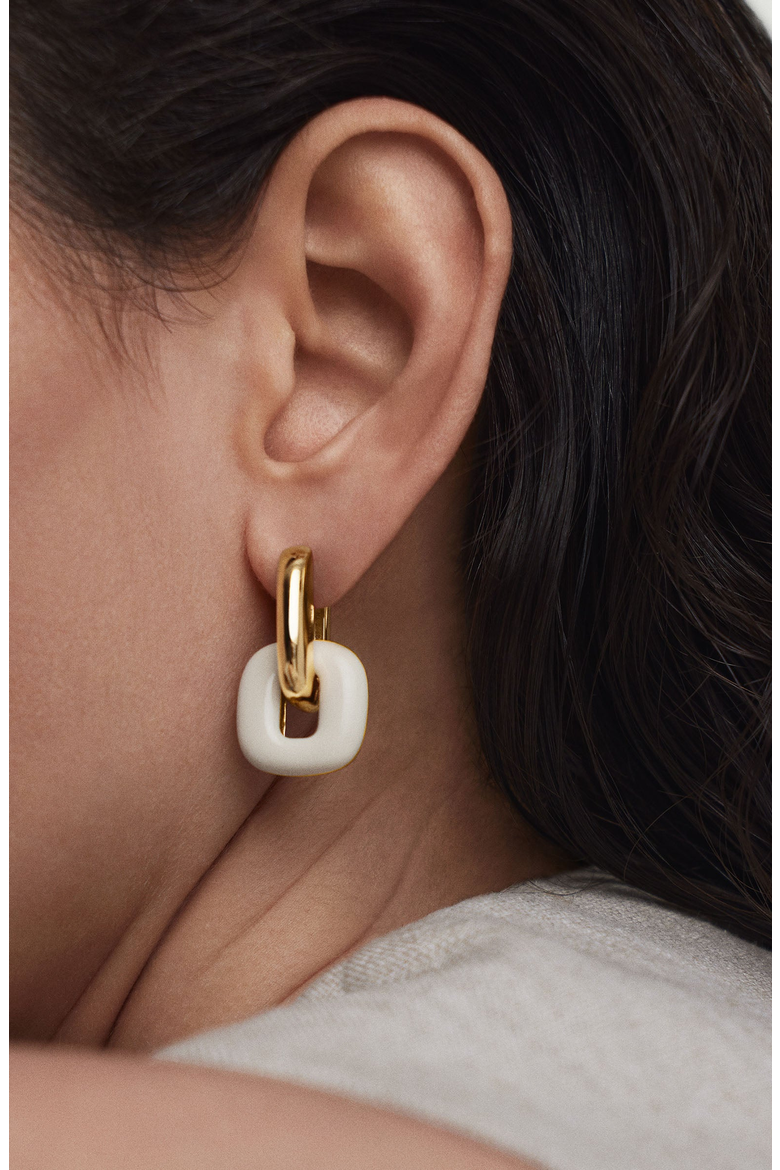 Stevie Hoops, Alternate, color, Cream Enamel