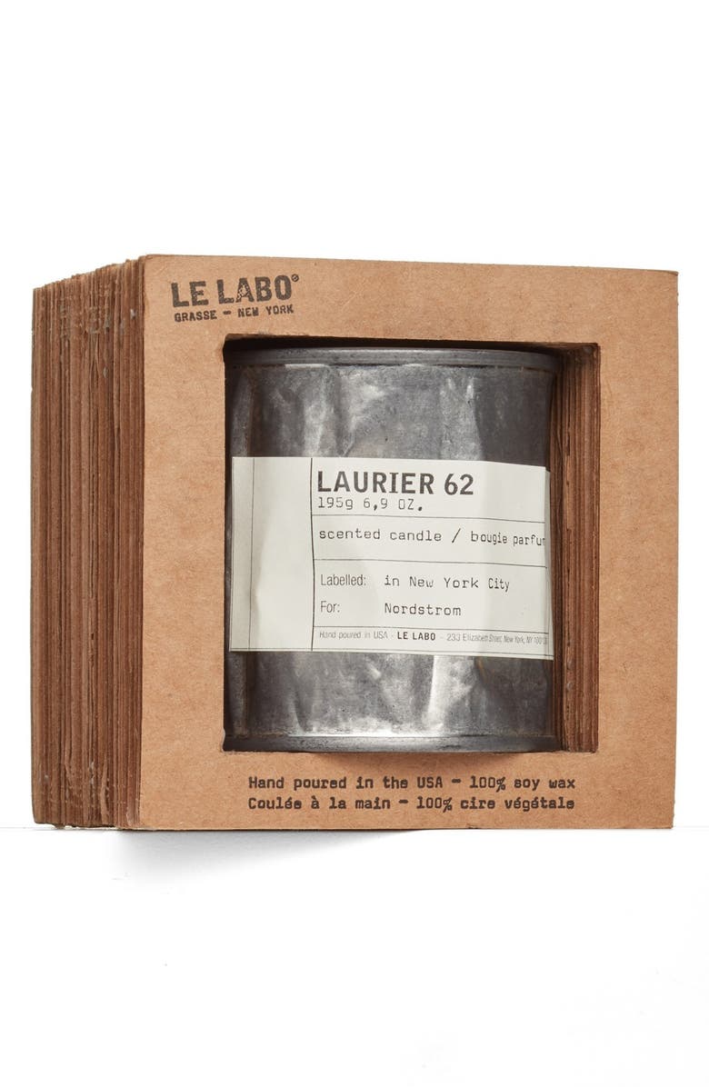 Le Labo 'Laurier 62' Vintage Candle Tin, Alternate, color, 