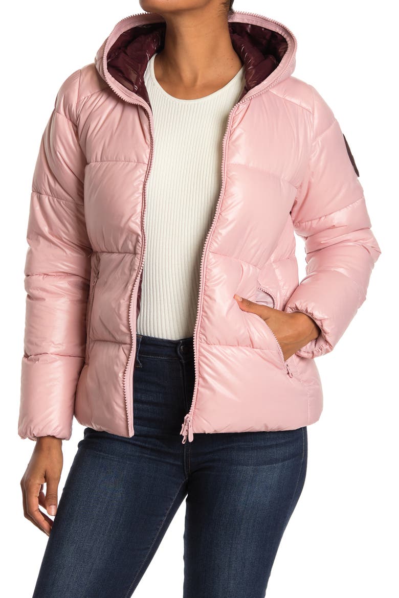Quilted Puffer Jacket, Main, color, 996 BLUSH PINK