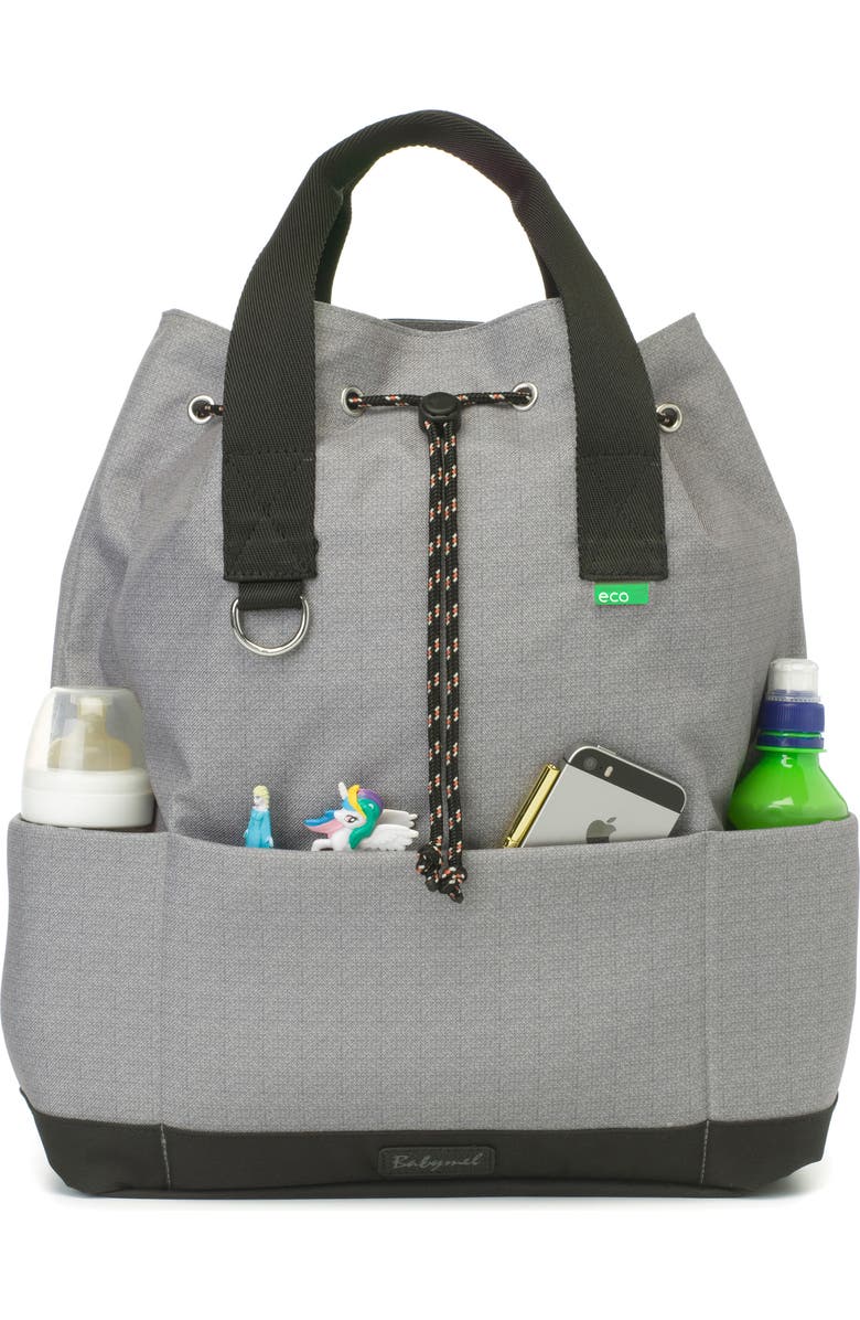 Babymel Eco Top N' Tail Convertible Diaper Backpack, Alternate, color,