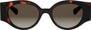CELINE Triomphe Stamp 50mm Butterfly Sunglasses