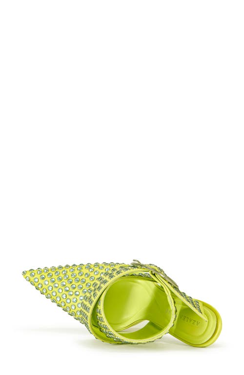 Azalea Wang Salvia Pointed Toe Pump In Yellow