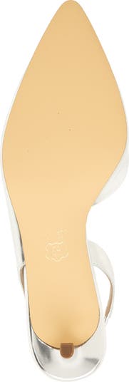 Nina 60 Slingback Half d'Orsay Pointed Toe Pump (Women
