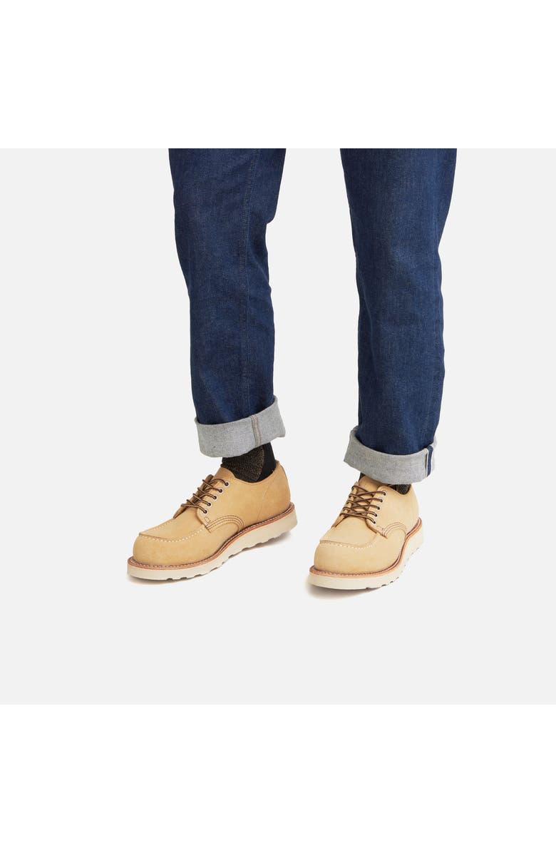 Red Wing Heritage Shop Moc Oxford Roughout Leather Shoe, Alternate, color, Hawthorne Abilene