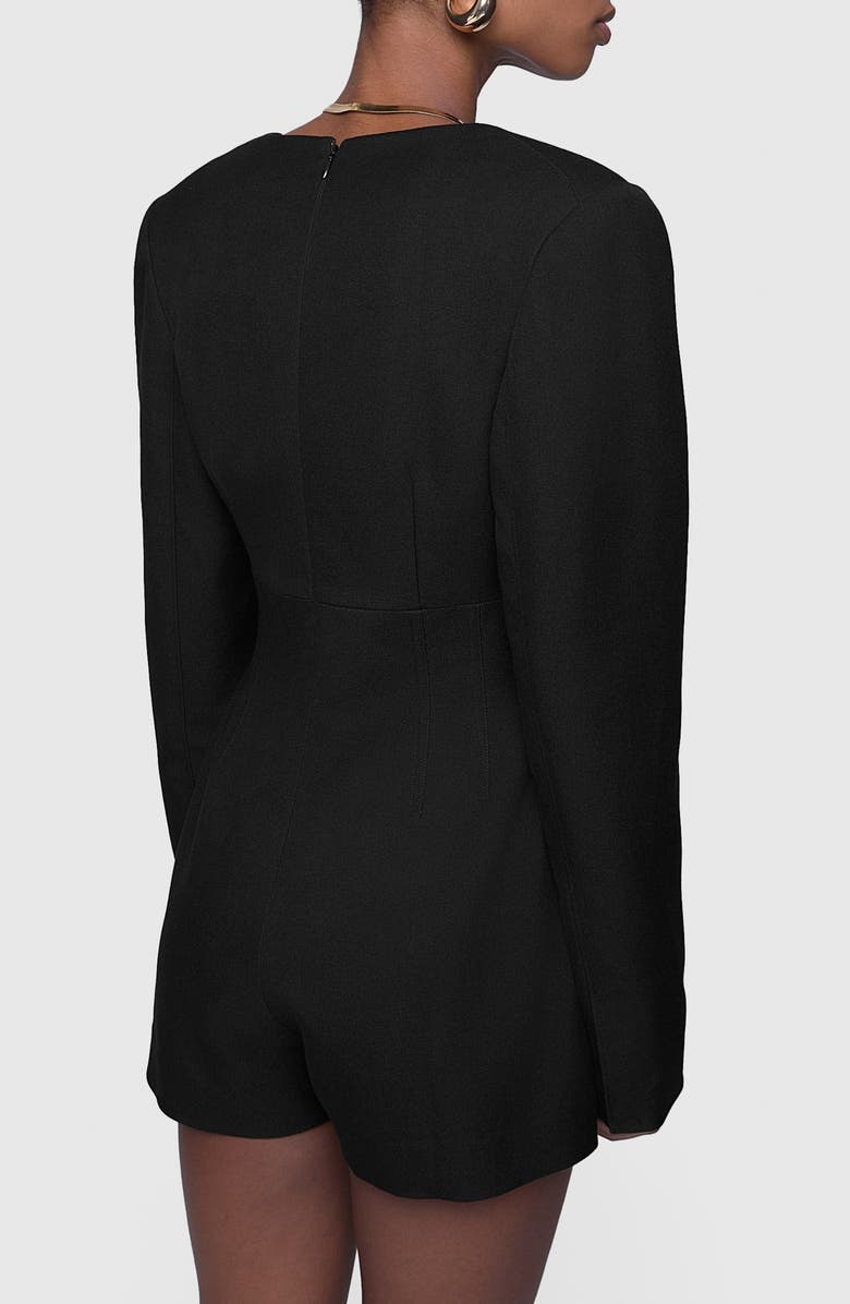 Rebecca Minkoff Indy Long Sleeve Romper, Alternate, color, 