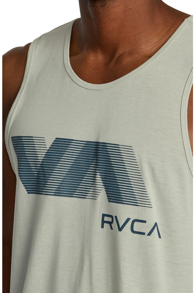 VA Blur Performance Graphic Tank, Alternate, color, CHALK