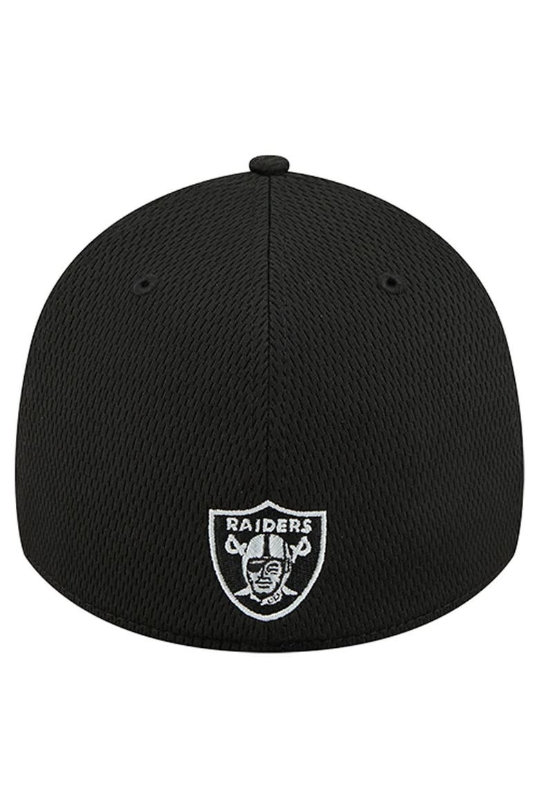 Men's New Era  Black Las Vegas Raiders Scoreboard 39THIRTY Flex Hat, Alternate, color, Black