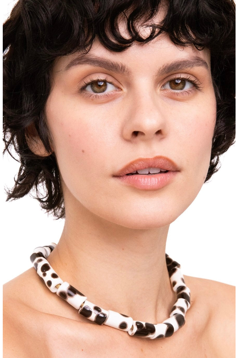 Bead Four Candy Necklace, Alternate, color, Tort