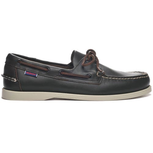 Sebago Classic Portland Boat Shoes In Black