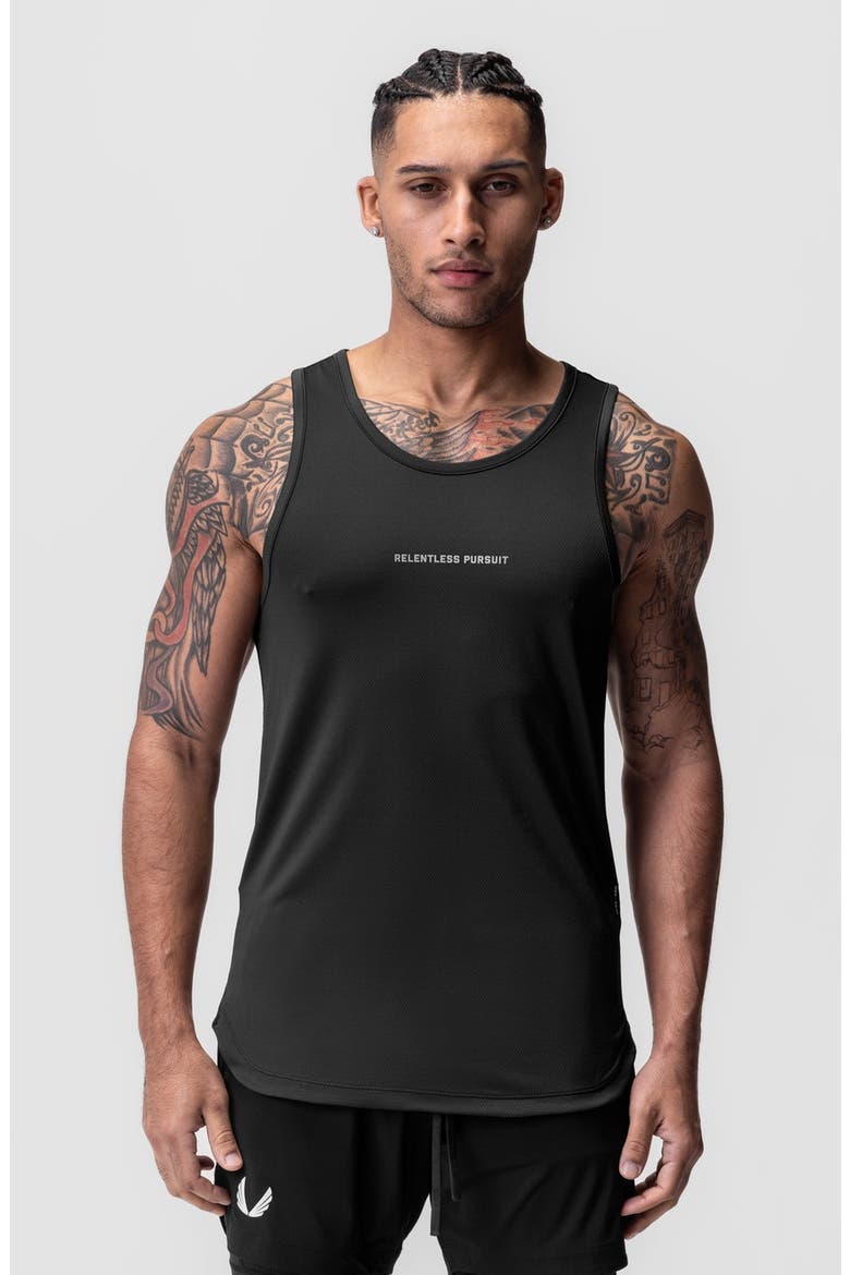 AeroSilver Tank Top, Main, color, Black "RP"