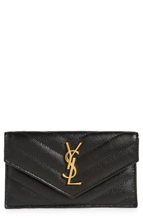 Zip & Flap Matelassé Card Case