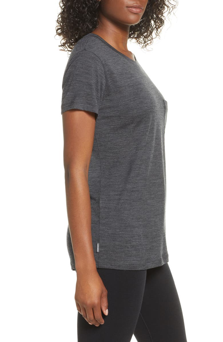 Icebreaker Ravyn Merino Wool Blend Pocket T-Shirt, Alternate, color,