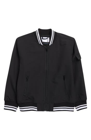 Sovereign Code Kids' Cedric Tech Bomber Jacket In Black