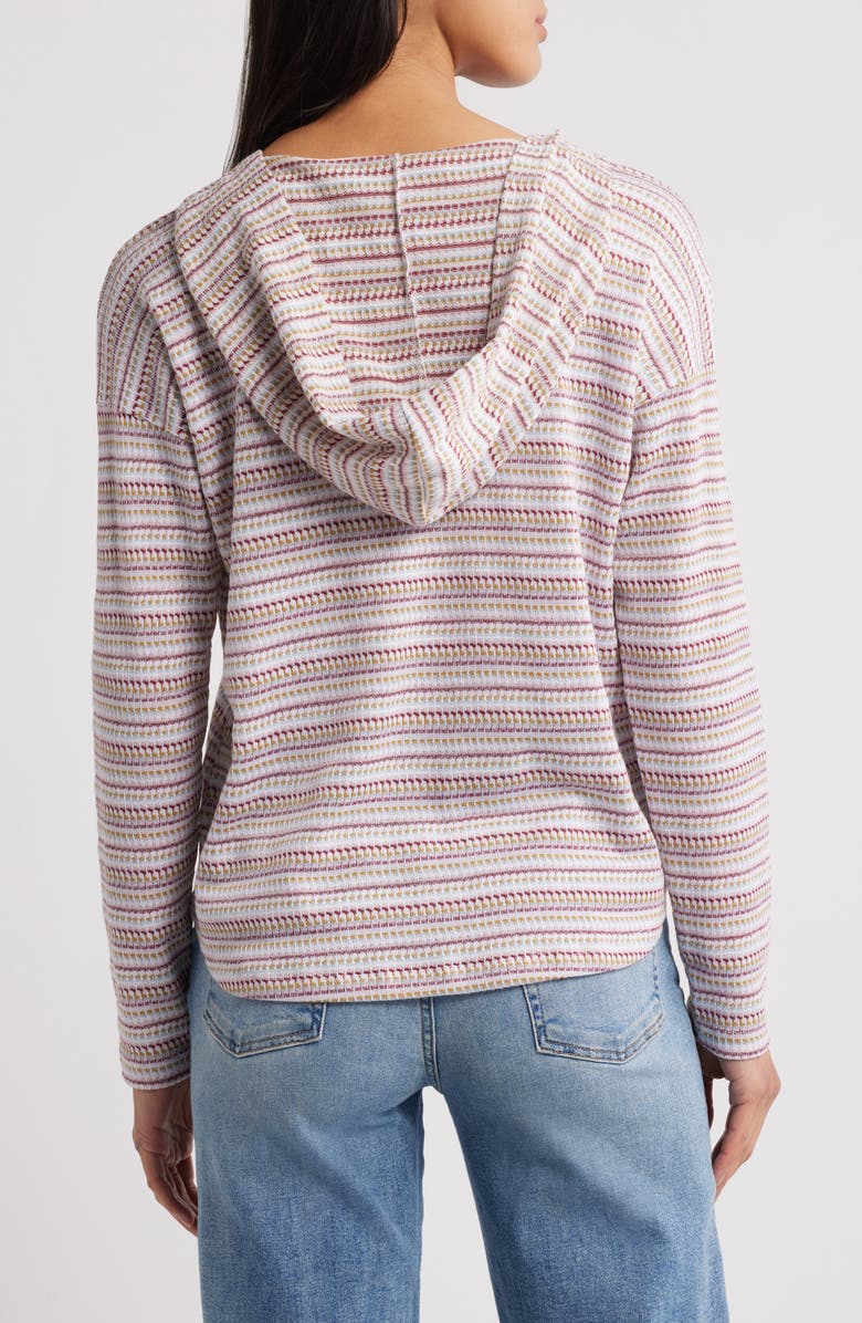 Bobeau Stripe Hoodie, Alternate, color,