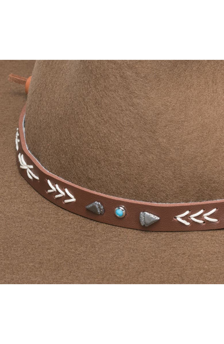 Stetson Santa Fe Hat, Alternate, color, Driftwood