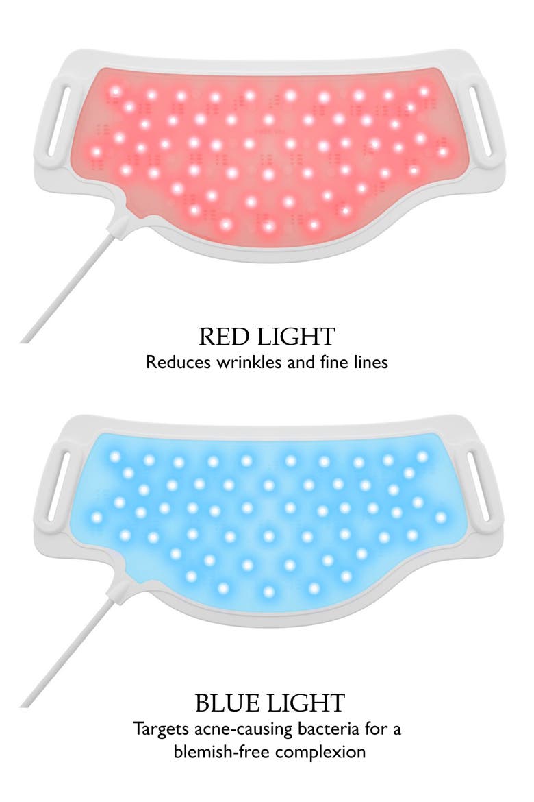 LED Neck Mask, Alternate, color, WHITE