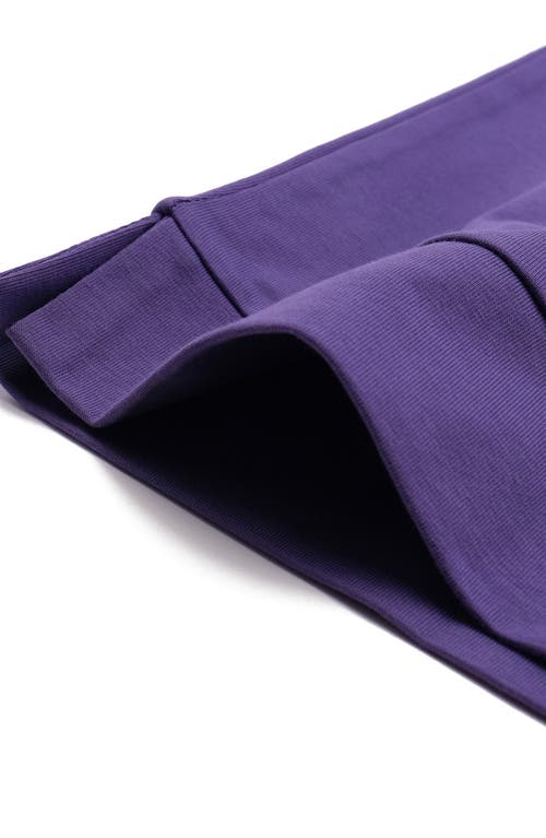 STUDENTS Lanser Zip Polo in Purple 