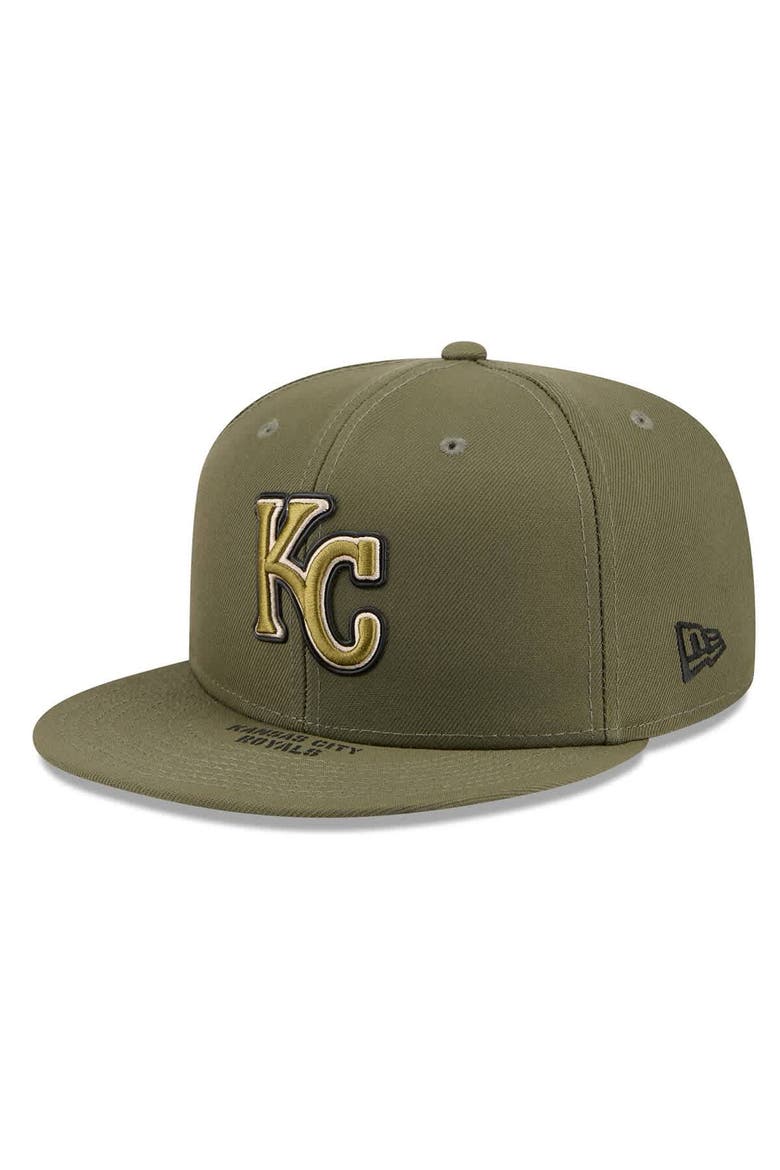 Men's New Era  Olive Kansas City Royals 2026 Armed Forces Day 59FIFTY Fitted Hat, Alternate, color, Olive