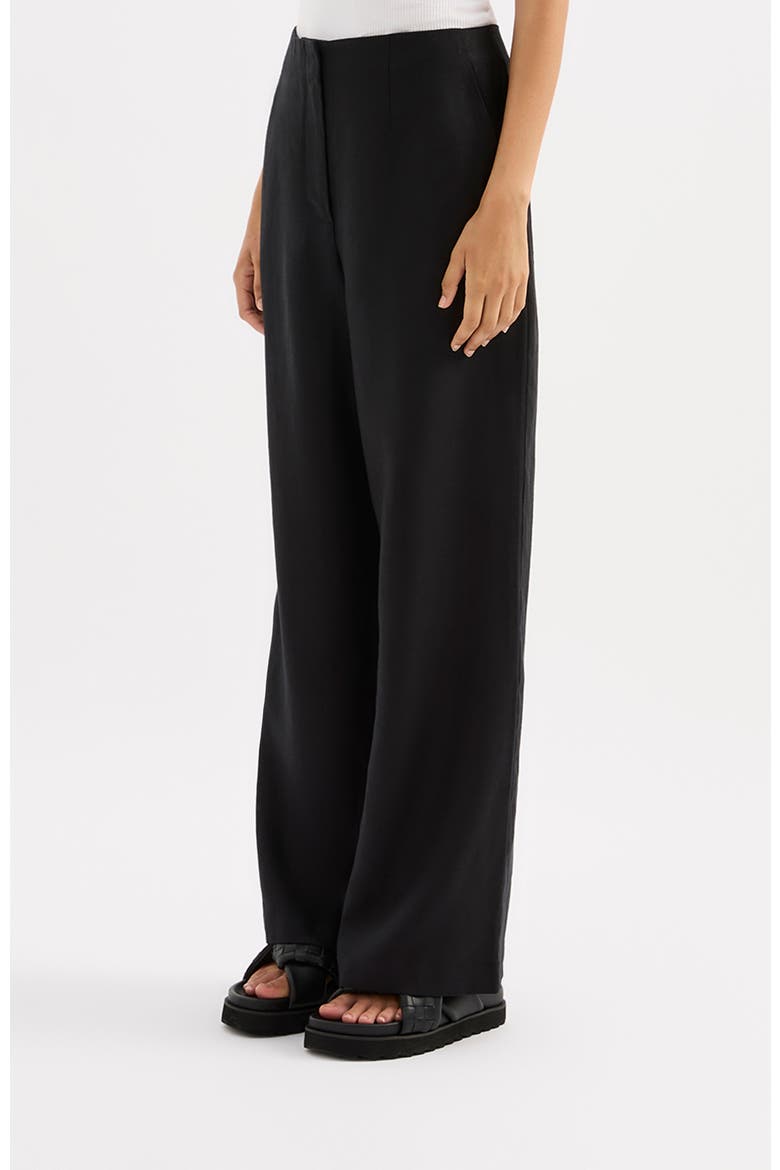 Marli Linen Pant, Alternate, color, Black