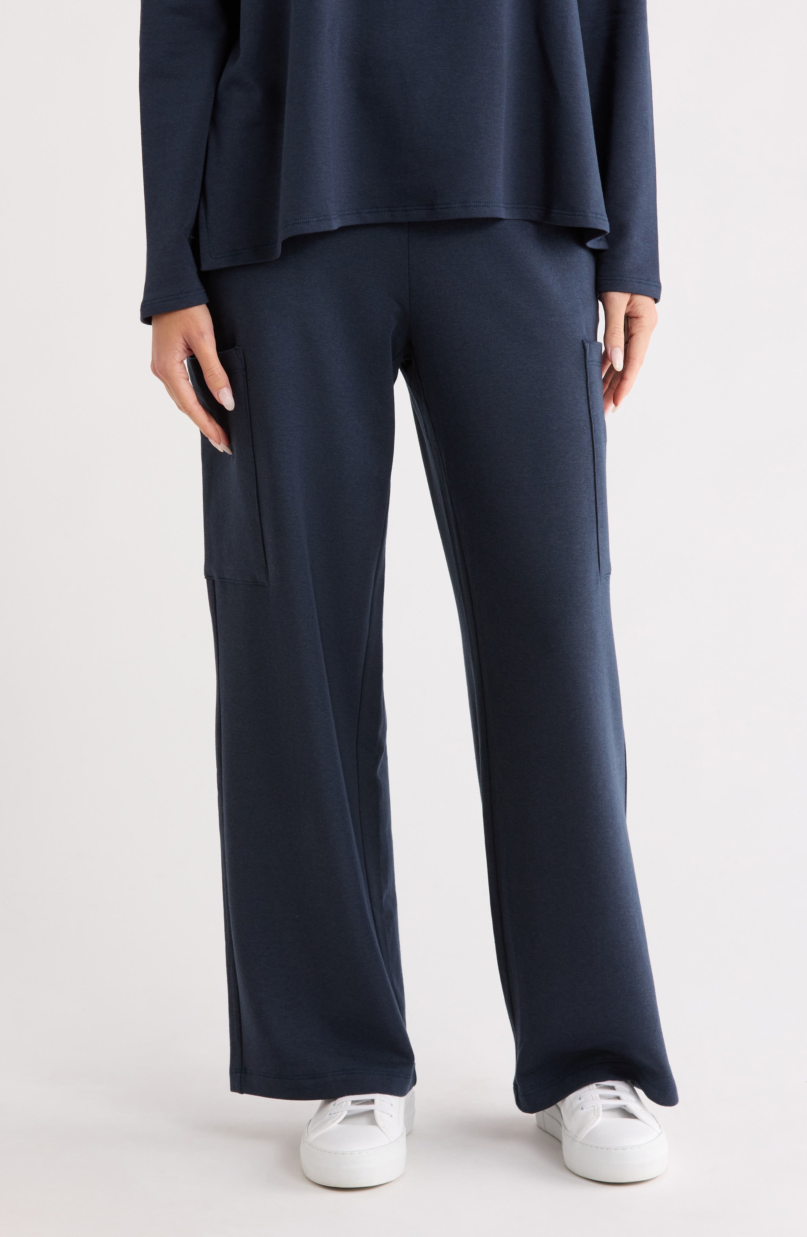 Eileen Fisher Wide Leg Cargo Pants