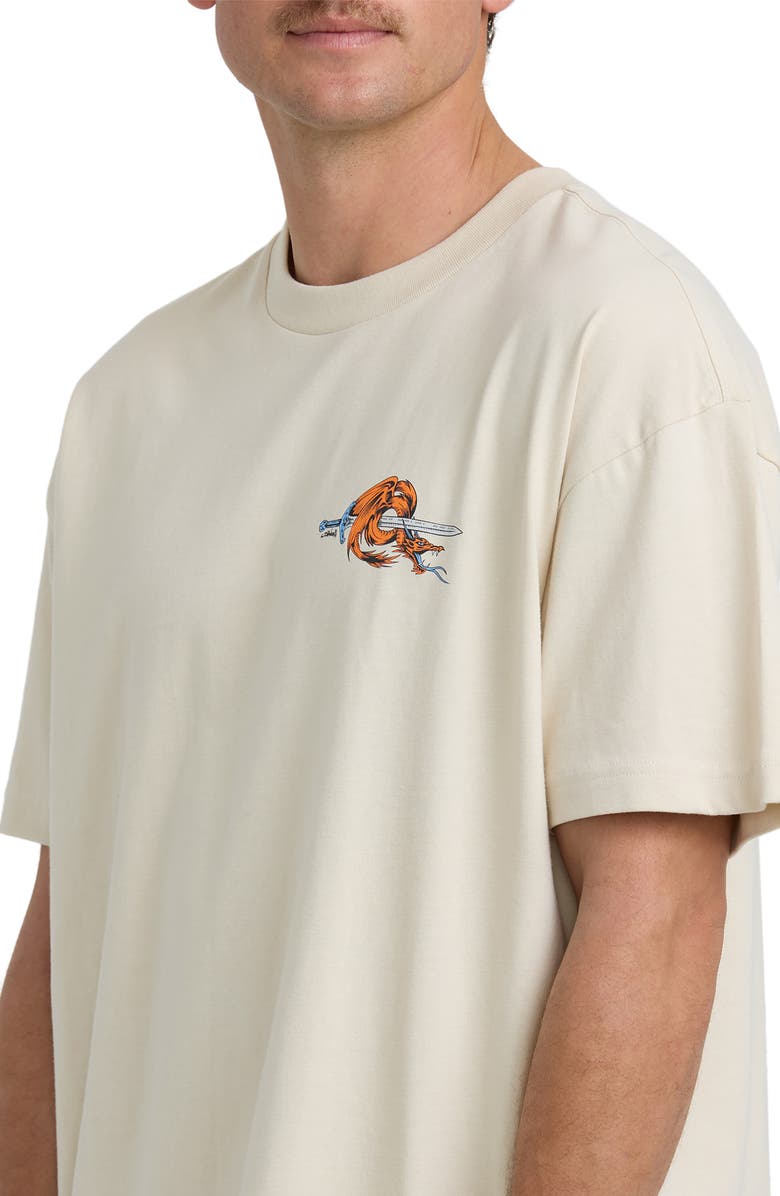 Billabong Enter OG Short Sleeve Graphic T-Shirt, Alternate, color, Chili