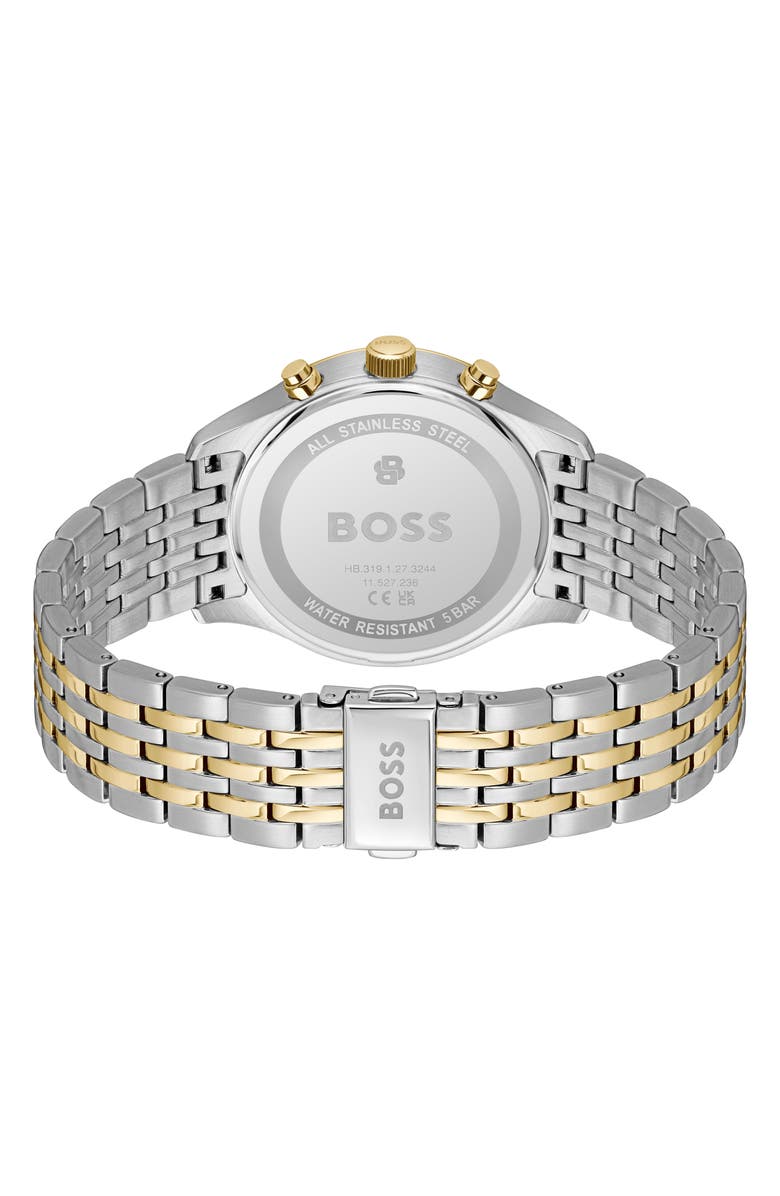 BOSS Stratus Chronograph Two-Tone Bracelet Watch, 41mm, Alternate, color, 