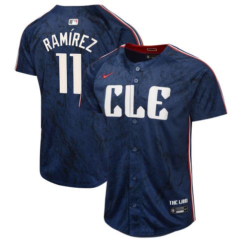Youth Nike Jose Ramirez Navy Cleveland Guardians 2024 City Connect Limited Jersey