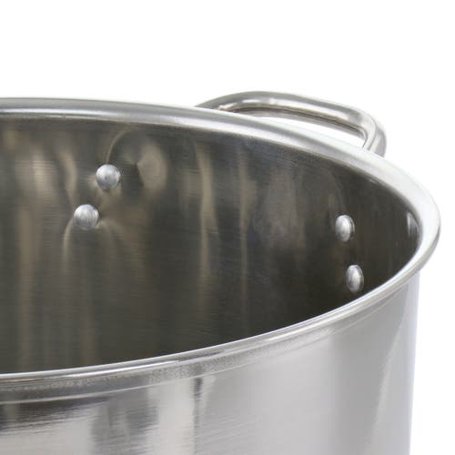 Gibson Everyday Everyday Whittington 16 Quart Stainless Steel Stock Pot With Lid In Silver