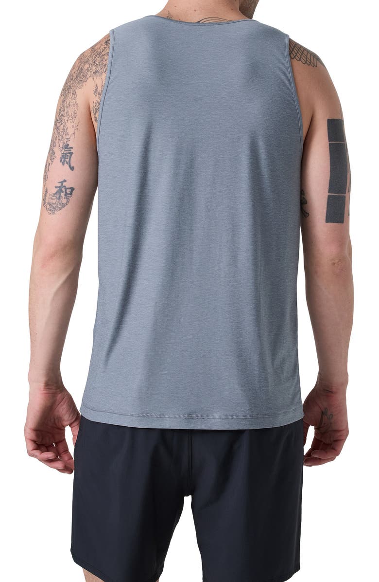 Vuori Strato Tech Tank, Alternate, color, Dusty Blue Heather