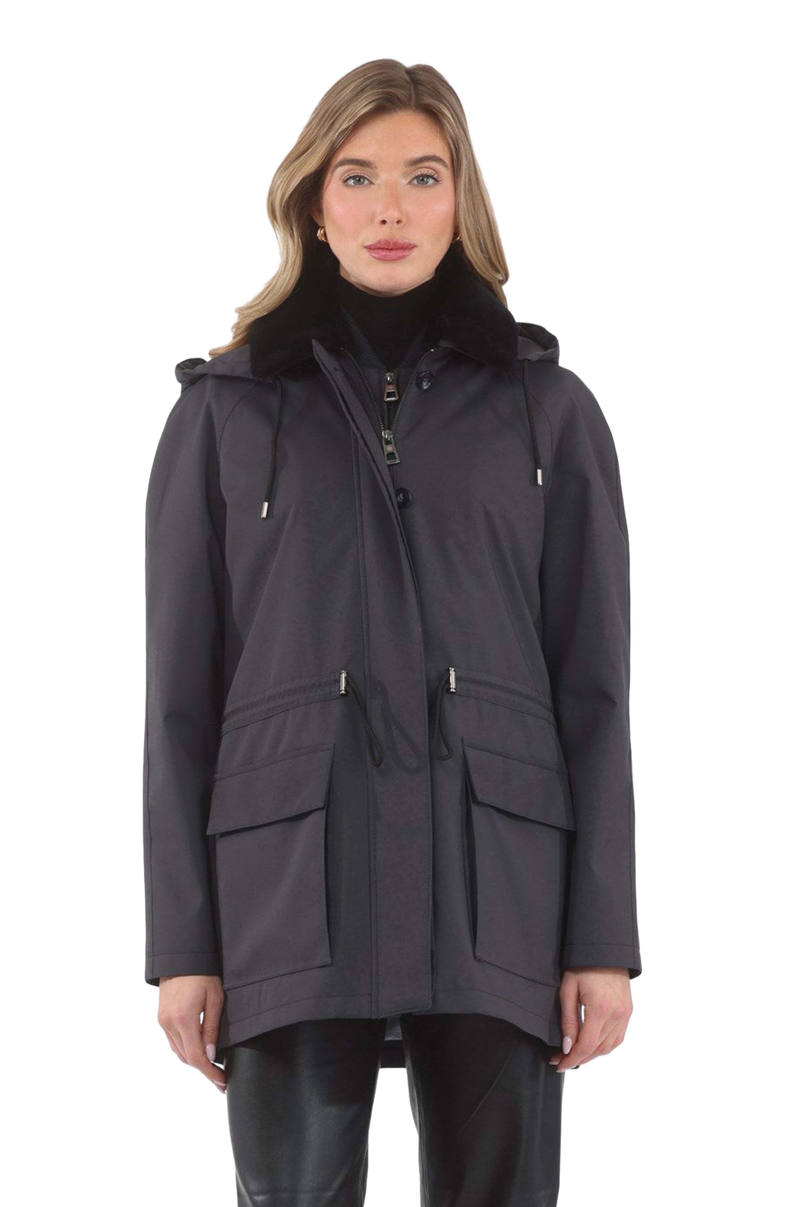 Parka with Removable Hood And Vest