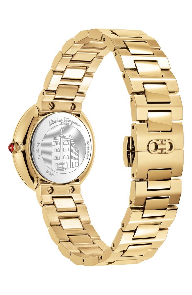 FERRAGAMO Salvatore Ferragamo Chic Bracelet Watch, 32mm, Alternate, color, Black