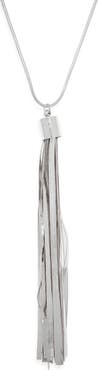 NORDSTROM RACK Snake Chain Tassel Pendant Necklace