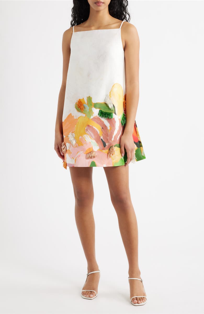 Acler Java Floral Print Minidress, Main, color, Mixed Floral