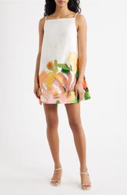 Acler Java Floral Print Minidress