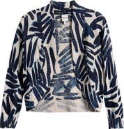 NIC+ZOE Painted Palms Cardigan