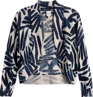 NIC+ZOE Painted Palms Cardigan