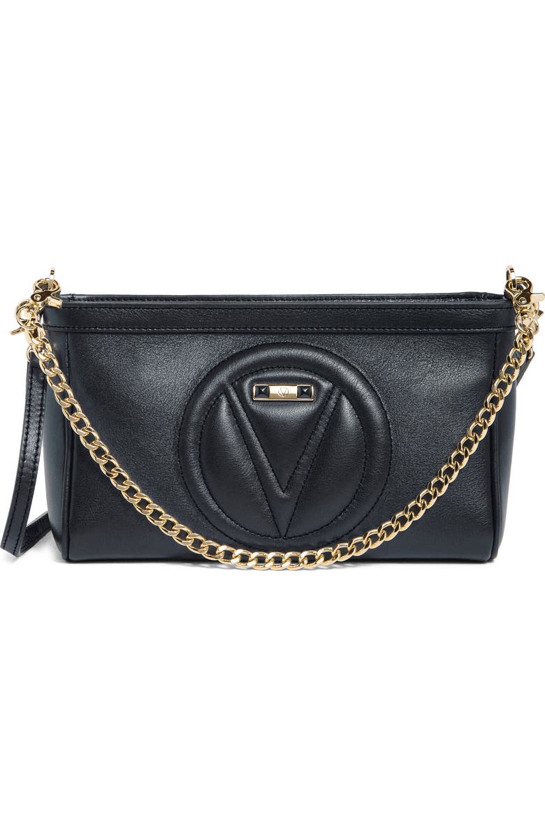 VALENTINO BY MARIO VALENTINO Celia Signature Shoulder Bag, Main, color, Black