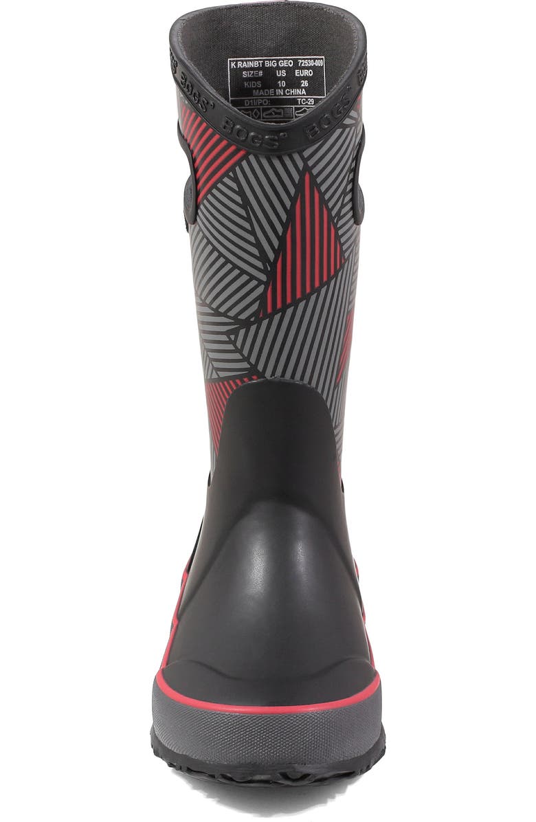 Bogs Big Geo Rubber Rain Boot, Alternate, color,