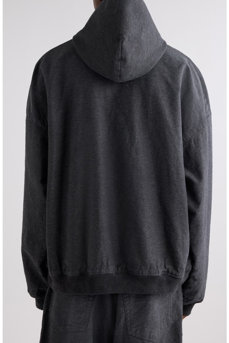 Trompe l'Oeil Hoodie, Alternate, color, 1140 ANTHRACITE