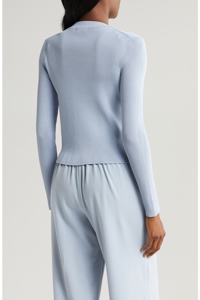 Rib Cardigan, Alternate, color, SLATE BLUE