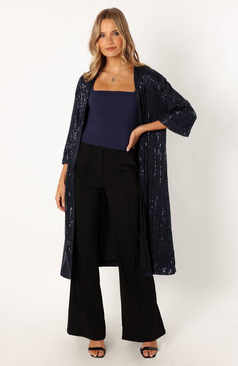 Petal & Pup Karsyn Sequin Duster Cardigan, Alternate, color,