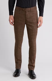 Tahari Plaid Slim Fit Dress Pants