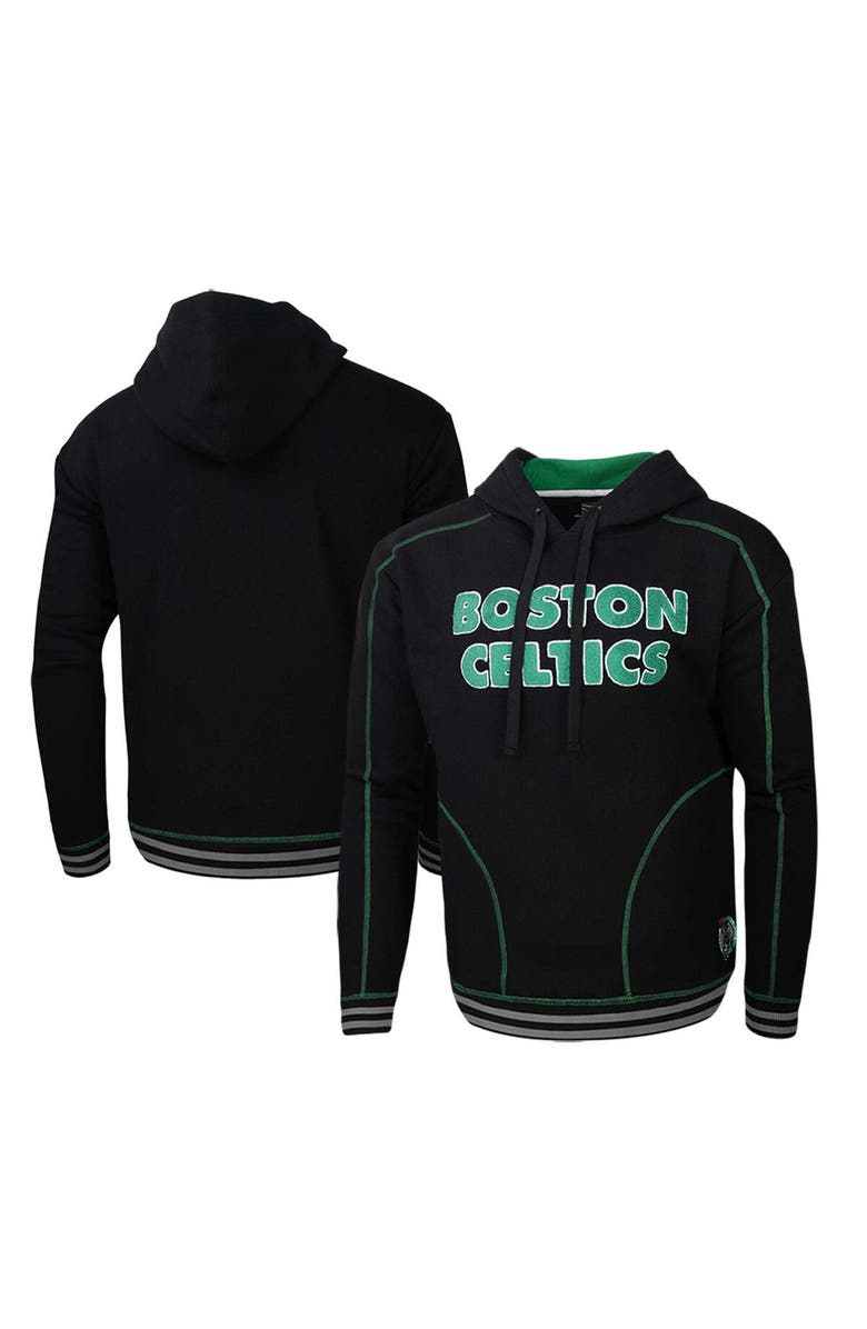 Stadium Essentials Men's Stadium Essentials  Black Boston Celtics Baseline Pullover Hoodie, Alternate, color, Black
